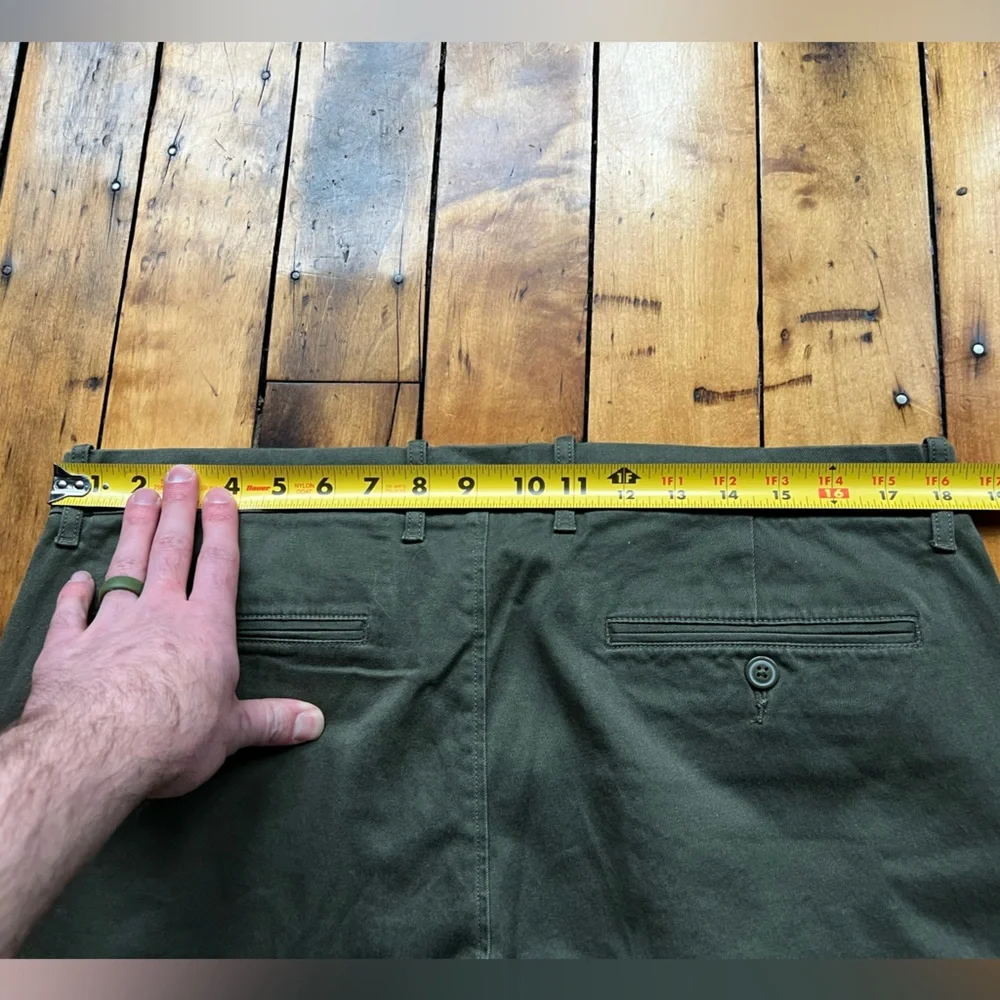 J. Crew Men's Olive Chinos